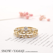 SNOW×YAMAJI（スノウ広島本通店・ジュエリークラフトヤマジ岡山店）:【気分はまるでプリンセス】FLOWER OF TIARA/花冠の指輪